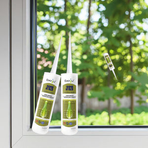 Guangzhou <span class=keywords><strong>JAYO</strong></span> fábrica buena adhesión impermeable cerámica decoración vidrio panel solar sellador de silicona acético - Product Image 1