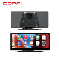 Autoradio portable DDPAI M5S avec écran tactile IPS LCD 8,9 pouces, enregistrement ultra grand angle 720P, lecteur Android Auto GPS CarPlay CD