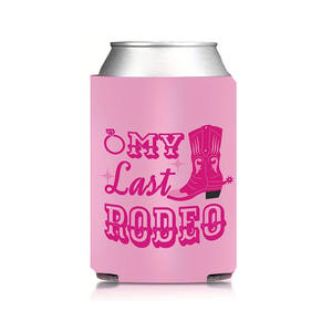 Porta Latas Personalizados al por Mayor, Neopreno Rosa con Mensaje 'Let's Go Girl', Regalo Promocional <span class=keywords><strong>para</strong></span> Bodas y Fiestas - Product Image 4