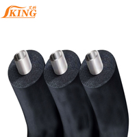 FIRSTFLEX Tube en mousse de caoutchouc résistant à la chaleur haute température épaisseur de tuyau 6mm à 32mm diamètre 6mm à 108mm