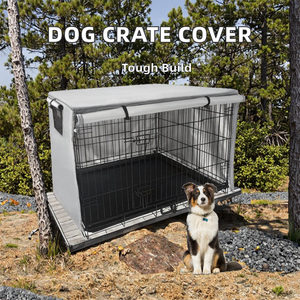 Housse de caisse pour chien durable/Cage pour chien à double porte/Grand chenil pour animaux de compagnie Housses universelles pour chien - Product Image 2