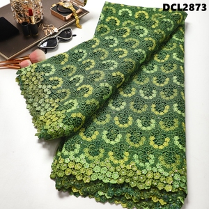 Tela de Encaje Guipur 100% Poliéster Antiestática de Lujo a Precio de Fábrica Supoo para Vestidos de Fiesta para Mujeres y Niñas - Product Image 5