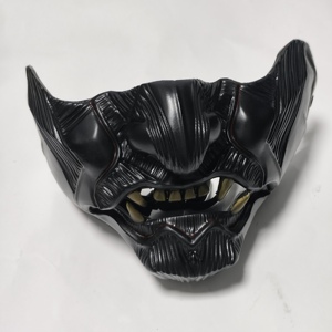 Máscara de <span class=keywords><strong>Samurai</strong></span> Japonesa de Halloween, Máscara de Resina para Cosplay, Disfraz, Baile, Iluminada, Recargable, para Fiesta - Product Image 3