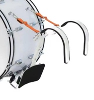 Factory Direct Marching Bass Drum 28 Inch Wood Shell with Carrier and Drum Sticks for School Band Wholesale