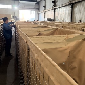 Barrière défensive en <span class=keywords><strong>gabion</strong></span> à mailles soudées, galvanisée à chaud, à trous carrés, facile à installer, pour usage professionnel - Product Image 3