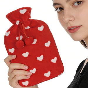 Bolsa de <span class=keywords><strong>Agua</strong></span> <span class=keywords><strong>Caliente</strong></span> de Goma BS Multicolor con Funda de Felpa - Product Image 1