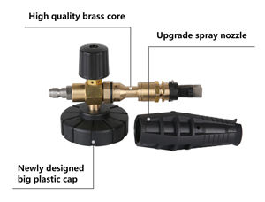 Auto Detalhamento De Alta Pressão Car Wash Produtos Neve Espuma Lance Espuma Canhão com 1 L Garrafa - Product Image 4