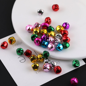 Campanas de Hierro Electrochapadas de Colores, 10mm 12mm 20mm 25mm, Forma Redonda, Adornos Navideños DIY, Accesorios de Decoración - Product Image 2