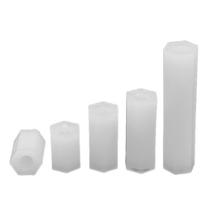 Tornillos de Nylon Blancos Cmd Hardware M2 M4, Conectores de Columna Hexagonales Aislantes, Grado A Nivel 4.5 - Product Image 2