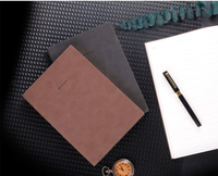Carnet A5 B5 en cuir PU souple, couverture épaisse, ligné, journal, bloc-notes de bureau, emballage personnalisé avec logo