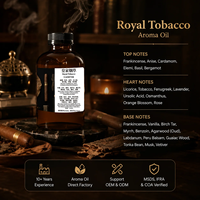 Diffuseur d'huiles essentielles, utilisez de l'huile parfumée, 500 ml, huile essentielle naturelle pour diffuseur, tabac royal