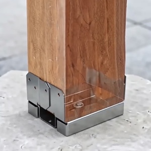 Base <span class=keywords><strong>de</strong></span> Anclaje Ajustable <span class=keywords><strong>para</strong></span> Postes <span class=keywords><strong>de</strong></span> Concreto <span class=keywords><strong>de</strong></span> Alta Resistencia 4x4 con Soporte <span class=keywords><strong>de</strong></span> 1 Pulgada <span class=keywords><strong>para</strong></span> Terraza, Pérgola, Patio, Gazebo, Porche - Product Image 6