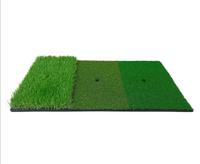 30x60cm 3 en 1 Golf Turf Golf Practice Mat pour mettre le chipping et le swing, aide à l'entraînement au swing de golf intérieur et extérieur