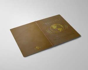 Fangda Hete Folie Stempelen Klein Formaat Boekje Kids Speelgoed Gezondheid Op Maat Gedrukte Paspoortboeken - Product Image 5