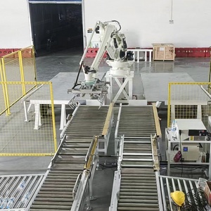 Auto Robot Palletizer 1000bags Automatic Pallet Stacking Robotic Wood Pellets Rice <b>Seed</b> Bags Palletizing System Robot Palletizin - Product Image 4