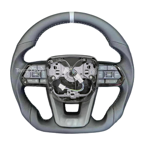 พวงมาลัยหนังไม้ใหม่ใช้ได้กับ Toyota GR Yaris RAV4 Innova Vitz Supra MK5 A90 axio Crown 4Runner Prius Tundra - Product Image 5