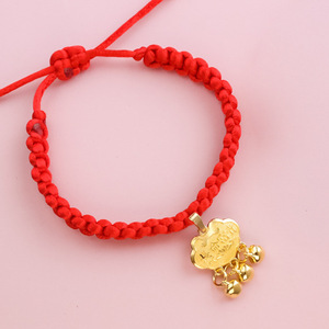 Collier pour animaux de compagnie du Nouvel An avec clochette, breloque à pompon, collier tressé avec fermoir doré, sécurisé pour chat, réglable, longue durée de vie, toutes saisons - Product Image 5