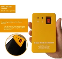 Système solaire compact 2W avec batterie lithium-ion, 2 ampoules, léger, pour le camping et les voyages en extérieur