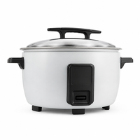 Cuisinière à riz électrique commerciale grande capacité, 5 modèles au choix (3,6L, 4,2L, 5,6L, 8,5L, 10L) pour hôtel et buffet, avec cuve antiadhésive