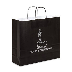 Custom goffrato oro foll waterproof regalo del prodotto d'oro fornitore di cibo produttore a basso prezzo sacchetto di carta kraft per frutta - Product Image 2