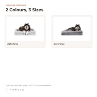 Canapé-lit rectangulaire pour animaux de compagnie, housse amovible lavable, base antidérapante, résistant à l'eau, toutes saisons, pour chiens et chats de taille moyenne/grande - OEM/ODM