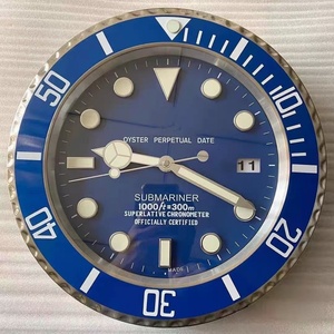 Orologio da Parete Luminoso di Lusso Interamente in Metallo con Data Marchio all'Ingrosso per Arredamento <span class=keywords><strong>Casa</strong></span> - Product Image 3