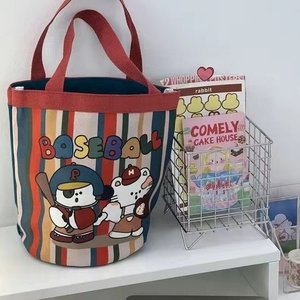 Bolsa <span class=keywords><strong>de</strong></span> Lona Original con Dibujos Animados, Regalo <span class=keywords><strong>de</strong></span> Cumpleaños para Niños, Bolsa <span class=keywords><strong>de</strong></span> Lona <span class=keywords><strong>de</strong></span> Algodón Portátil para Estudiantes - Product Image 3