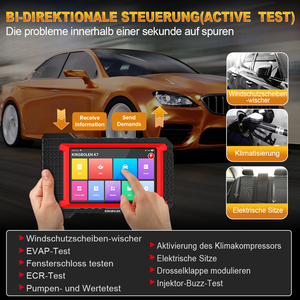 Escáner Automotriz Kingbolen K7 OBD2, Diagnóstico de Todos los Sistemas, Codificación ECU, Prueba Activa, Reinicio <span class=keywords><strong>AF</strong></span>, 28 Funciones de Reinicio, Escáner Profesional - Product Image 3