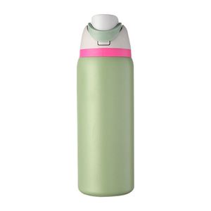 Gobelet isotherme portable en acier inoxydable Owa double paroi, idéal pour le sport et les activités de plein air, avec paille intégrée – Meilleure vente - Product Image 2