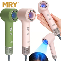 Secador de Pelo Plegable de Alta Velocidad MRY, Mini Secador de Pelo Iónico Negativo, Secador de Pelo de Viaje de Bolsillo, Mini Secador de Pelo Plegable
