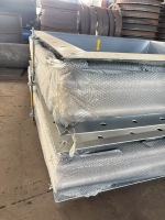 Compensateur non métallique à soufflet carré en tissu pour conduit d'échappement