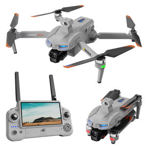 AE60 RC GPSドローン4K HDデュアルカメラ付きFPV 3軸アンチシェイクジンバル6KM障害物回避ブラシレスクアッドコプター長時間 - Product Image 1