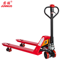 Chariot à palettes électrique avec pneus en caoutchouc massif 350*100, transpalette pour terrains difficiles