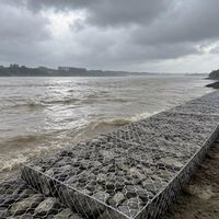 Jaring Gabion Galvanis Panas untuk Penguatan Tepi Sungai, Anti Erosi, untuk Proyek Pertahanan Banjir