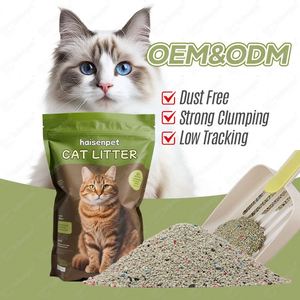 Vente directe usine – Litière pour chat en bentonite de roche volcanique, sans poussière, agglomération rapide, faible dispersion - Product Image 1