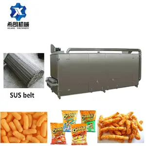 Paketli atıştırmalık gıda makinesi şişirilmiş aperatifler üretim hattı kurkure cheetos nik naks aperatifler yapma makinesi