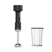Anbolife Nouveau Mixeur Plongeant Rechargeable 0,7L 180W Portable avec Lame en Acier Inoxydable pour Smoothies et Sauces
