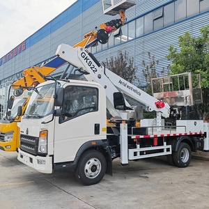 Camión Plataforma Elevadora Telescópica Sinotruk Howo de 22-30m, Camión Elevador de Brazo Recto de 31m, Camión con Cesta Elevadora - Product Image 2