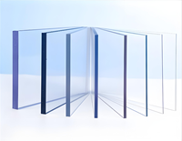 Panneaux solides en polycarbonate haute transparence, résistants aux chocs, bloquant les UV, écologiques, modernes, pour serres, toits d'hôtels