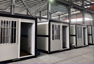 Casa Contenedor Prefabricada Portátil <span class=keywords><strong>de</strong></span> Diseño Mediterráneo Personalizable <span class=keywords><strong>de</strong></span> 20 pies con Función Plegable Extraíble para Dormitorio o Uso en Parques - Product Image 3