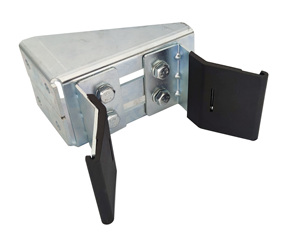 <span class=keywords><strong>Support</strong></span>/Attache de <span class=keywords><strong>Portail</strong></span> <span class=keywords><strong>Coulissant</strong></span> en Acier Moderne, Réglable et Durable, avec Installation par Vis - Product Image 2