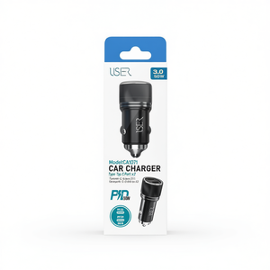 Cargador de Coche con Puerto Tipo C X2, Carga Rápida PD de 50W para Dispositivos Móviles - Product Image 2