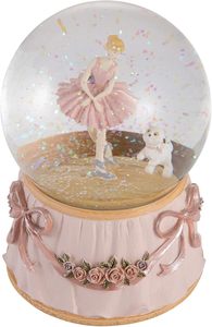 Globo de Nieve de Bailarina de Resina Ecológica Hecho a Medida con Purpurina, Globo de Agua Musical de Ballet para Niñas, Hijas, Esposas - Pintado a Mano - Product Image 6