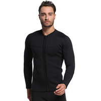 Combinaison de plongée à manches longues avec fermeture éclair sur le devant, isolée thermiquement, épaisseur 3 mm, tenue séparée pour la plongée, le surf, la plongée avec tuba et la plongée libre