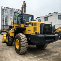 Gebrauchter Komatsu WA320-5 Radlader Guter Zustand Günstiger Preis Komatsu 320 Lader