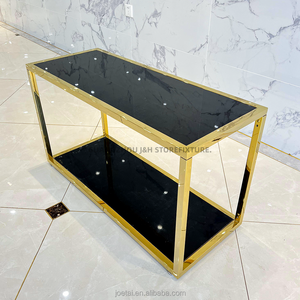 โต๊ะสแตนเลสสำหรับโชว์เสื้อผ้าร้านค้า2ชั้นเฟอร์นิเจอร์เชิงพาณิชย์โต๊ะเก็บดอกไม้ - Product Image 1