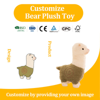 Peluche Mouton Mignonne en Peluche Courte, Matière Ultra Douce Coton PP, Logo Personnalisé ODM OEM, Cadeau d'Anniversaire et de Fêtes