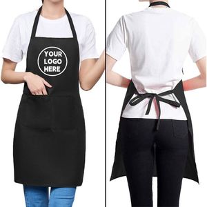 Tablier de bricolage uni en gros pour ateliers DIY, idée cadeau promotionnel, tablier d'artiste personnalisé avec logo imprimé pour adultes et enfants - Product Image 1