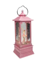 Capiz – lanterne d'eau décorative pour fille dansante avec lumière Led et musique, décoration de noël