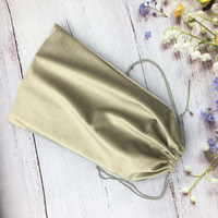 Housse de protection anti-poussière en velours de luxe pour chaussures et sacs à main, sac à cordon en velours de luxe pour sac à main